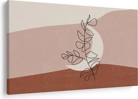 Kép - Boho levelek N⁰2 (90x60 cm)