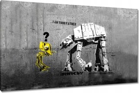 Festmények 120x70 Banksy I am your father