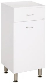 Keramia Pro fürdőszobaszekrény alacsony 35x79x33,3 cm fehér lesk PRON35K