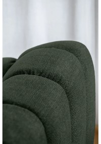 Sötétzöld sarokkanapé (bal oldali-L alakú) Shell – Miuform