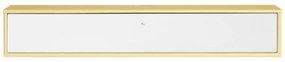 Világossárga-fehér TV-állvány 133x22 cm Mistral – Hammel Furniture