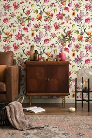Holden Decor Wanderlust Tropica krém gyümölcsös vlies tapéta – 92111