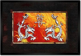 Poszterek keretben 60x40 Kínai sárkányok