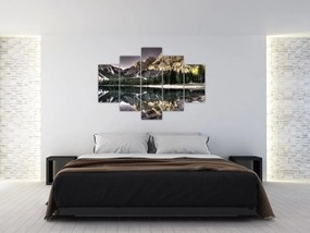 Tó a hegyekben képe (150x105 cm)