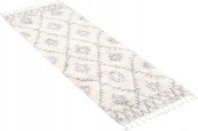 Járdaszőnyeg Shaggy Aztec 70x300 rojtos Boho w01