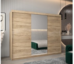 Ruhásszekrény 250 cm Toki 1 (szonoma tölgy + szonoma tölgy). 1064956