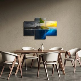 Két oldalt mutató kép (90x60 cm)