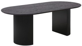 Boavista étkezőasztal, 210x100 cm, sötétbarna