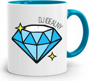 Dja Zene Bögre Kék Dj Tökéletes nyomott mintával