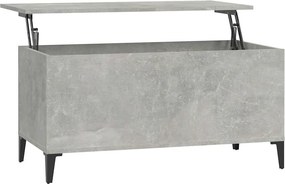 vidaXL betonszürke szerelt fa dohányzóasztal 90x44,5x45 cm