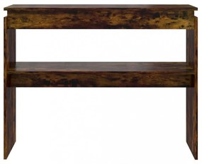 füstös tölgy színű szerelt fa tálalóasztal 102 x 30 x 80 cm