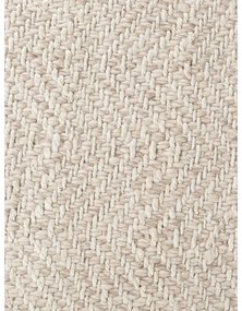 Krémszínű-elefántcsont színű kézi szövésű gyapjúkeverék szőnyeg 160x230 cm Majoli – Elle Decoration