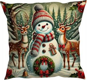 Karácsonyi díszpárnahuzat 45x45 díszpárnahuzat