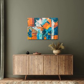 Kép - Absztrakció (üvegen) (70x50 cm)