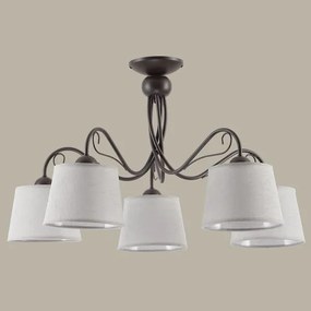 Jupiter 1366 - KM 5 PV - Mennyezeti lámpa KAMELIA 5xE27/60W/230V