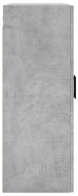 2 db betonszürke faliszekrény 69,5x34x90 cm