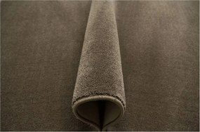 Hálószoba Nappali Szőnyeg Barna Filc Csillogó Gyapjú Eternity 100x150 cm