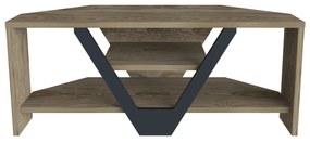 TV szekrény Karin - Walnut, Black