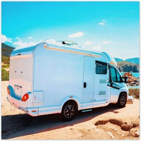 Poszterek 100x100 Lakókocsis kirándulás Olaszország