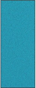 vidaXL Ajtószőnyeg Egyéb Cián és Fekete 120 x 300 cm Poliamid és PVC