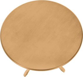 Étkezőasztal, kerek, világos tölgy, átmérő 106 cm, TABLOS