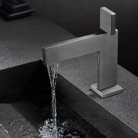 Álló fürdőszobai csaptelep ELITE EDITION BS1420 vízeséses kifolyóval, sárgaréz testtel, többféle színben — Króm