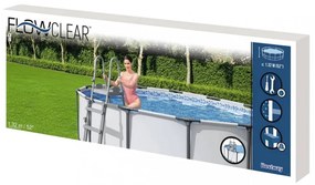 Bestway Flowclear 4 fokos biztonsági medencelétra 132 cm