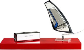 Fali polc STILISTA® Volato 70 cm - piros fényes