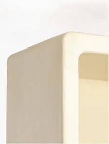 Bézs könyvespolc 60x190 cm Naluno – Light &amp; Living