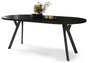 ARTUR kihúzható étkezőasztal fekete