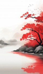 Poszter 50x100cm Nyugalom a meditációnál