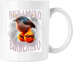 Bigbaldino Birderino madár bögre brain fehér 330ml