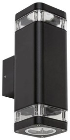 Rabalux Rabalux - Kültéri fali lámpa 2xGU10/25W/230V IP44 fekete RL7956