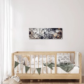 Kép - pezsgő a jégben (órával) (90x30 cm)