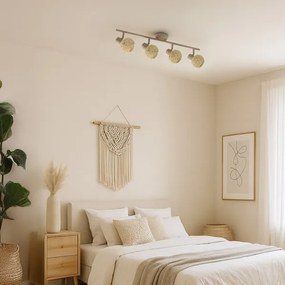 DEX spotlámpa 4xE14/10W/230V bézs/krém