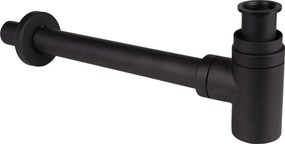 Mosdószifon Fekete Üveg Sárgaréz Dekoratív Jano