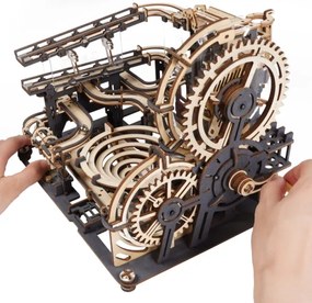 RoboTime - 3D Üveggolyó pálya puzzle Város akadályokkal