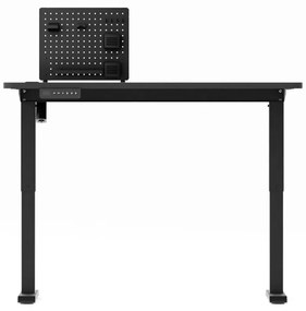 Perforált tábla, pegboard, rendszerező íróasztalhoz, fekete 57,5x52cm LVN System LV0155