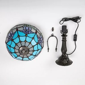Brilagi - Tiffany vitrázs asztali lámpa LORAS 1xE27/40W/230V