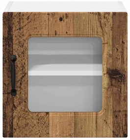 Fali konyhaszekrény 2 pcs Öreg fa 40 x 31 x 40 cm Faanyag