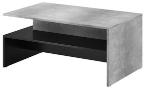 Zondo Dohányzóasztal Barly Typ 99 (fekete + világos beton). 1022403