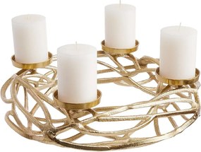 adventi koszorú, arany Ø40cm