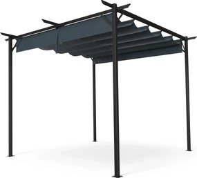 Blumfeldt Pantheon Robust Pergola, 3x3 m időjárásálló porszórt acél