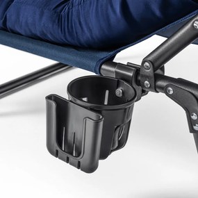 Kerti napozóágy sötétkék színben – SATURN