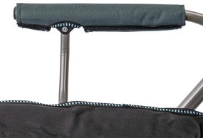 Leziter Comfort karfás horgász szék pohártartóval kék