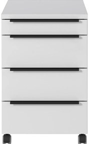 Világosszürke szekrény 42x63x60 cm Mailand – Germania