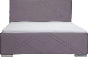 Kárpitozott ágy tárolóval és KRIS matraccal Piros 160x200 cm