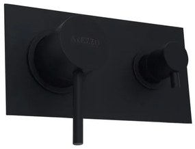 AREZZO design Artfield falsík alatti kád csaptelep fekete