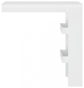 fehér fatermék fali bárasztal 102 x 45 x 103,5 cm