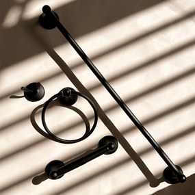 Fürdőszoba fogas Black 332868A